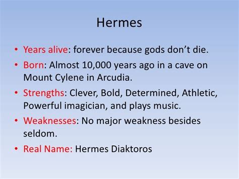 is Hermes still alive